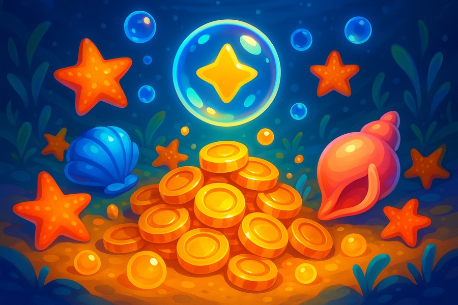 Bubble Bay — free social game key art