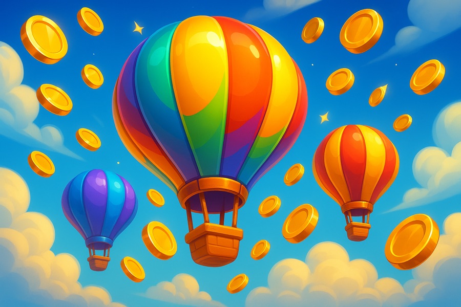 Sky Balloons — free social game key art