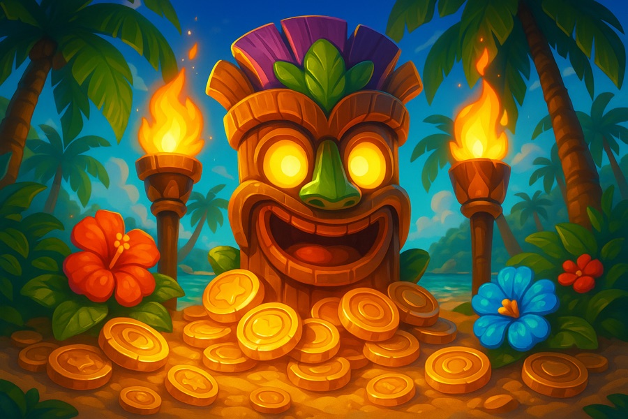 Tropical Tiki — free social game key art